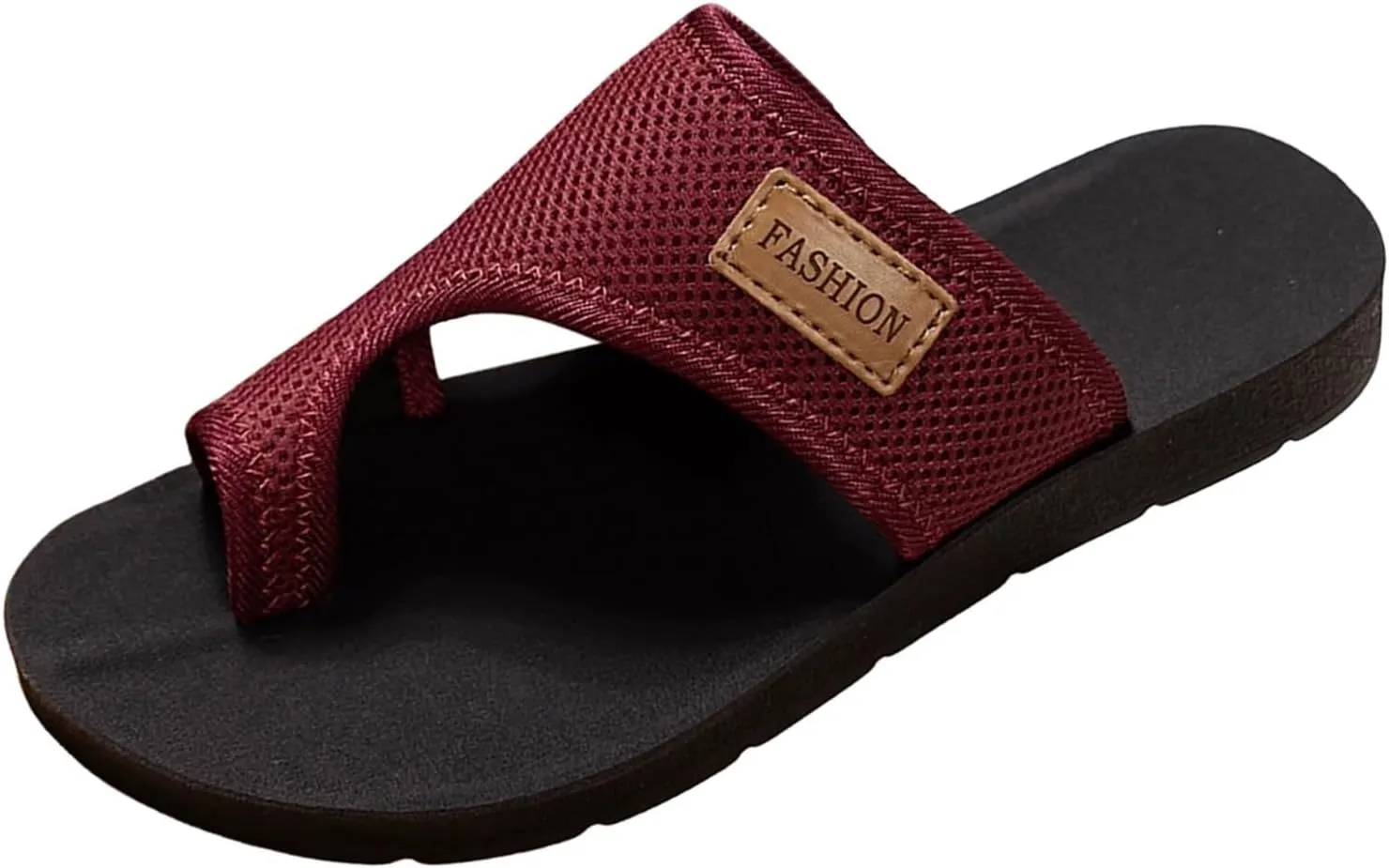 Open Toe Sandals for Women 2025 Arch Support Elastic Adjustable Straps Sandals Summer Vacation Beach Walking Shoes