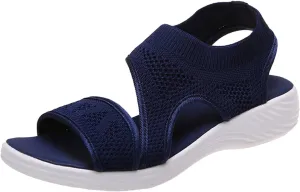 Orthopedic Sport Sandals for Women Breathable Comfortable Plantar Fasciitis Sport Athletic Summer Diabetic Sandals
