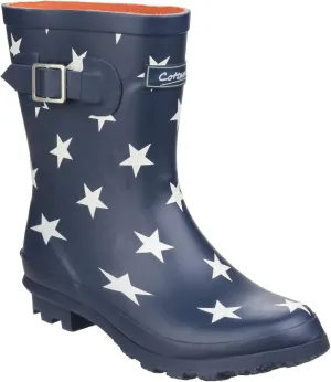 Patterned Wellingtons Badminton Waterproof Boot In Star UK