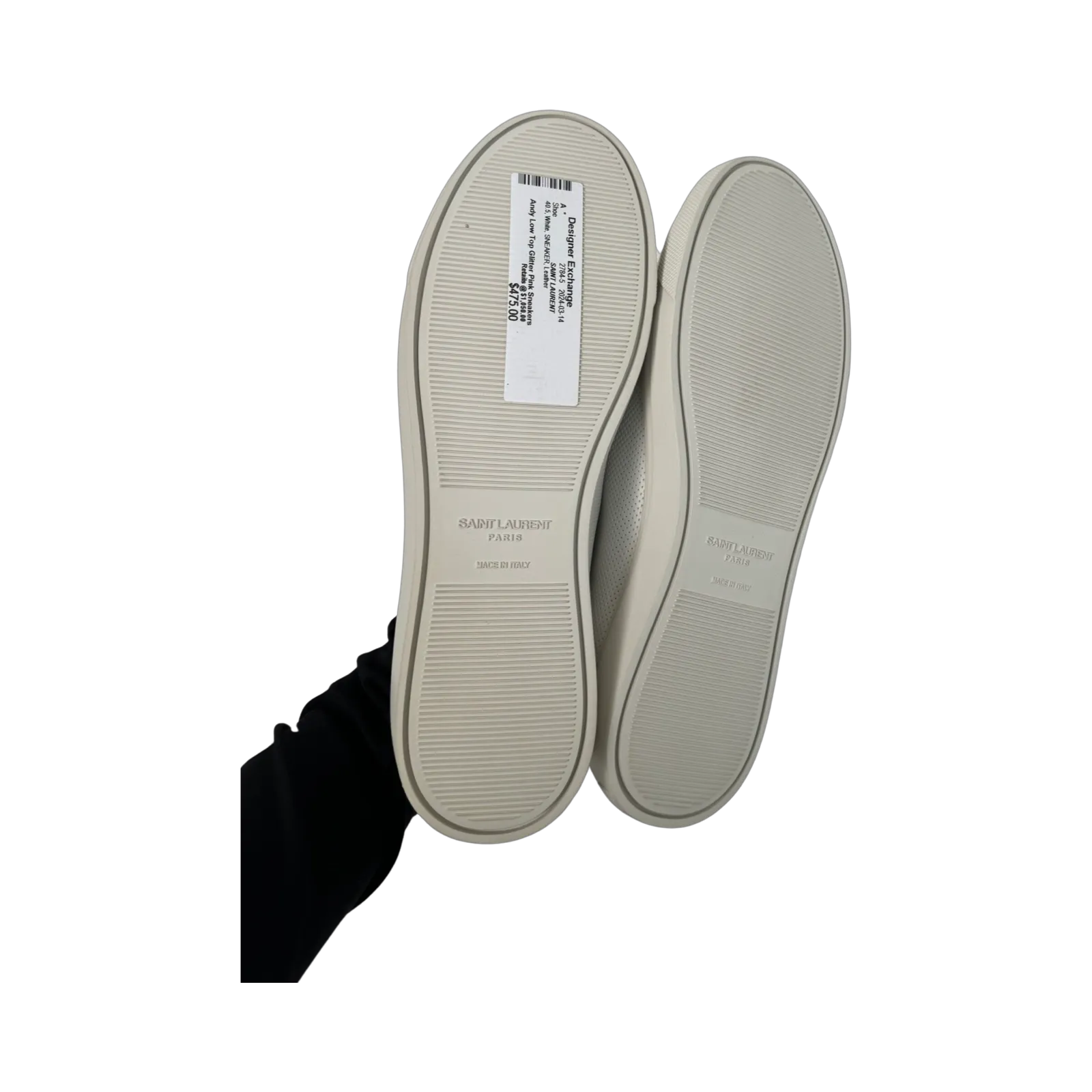 Saint Laurent Andy Low Top Sneakers (Size 40.5)