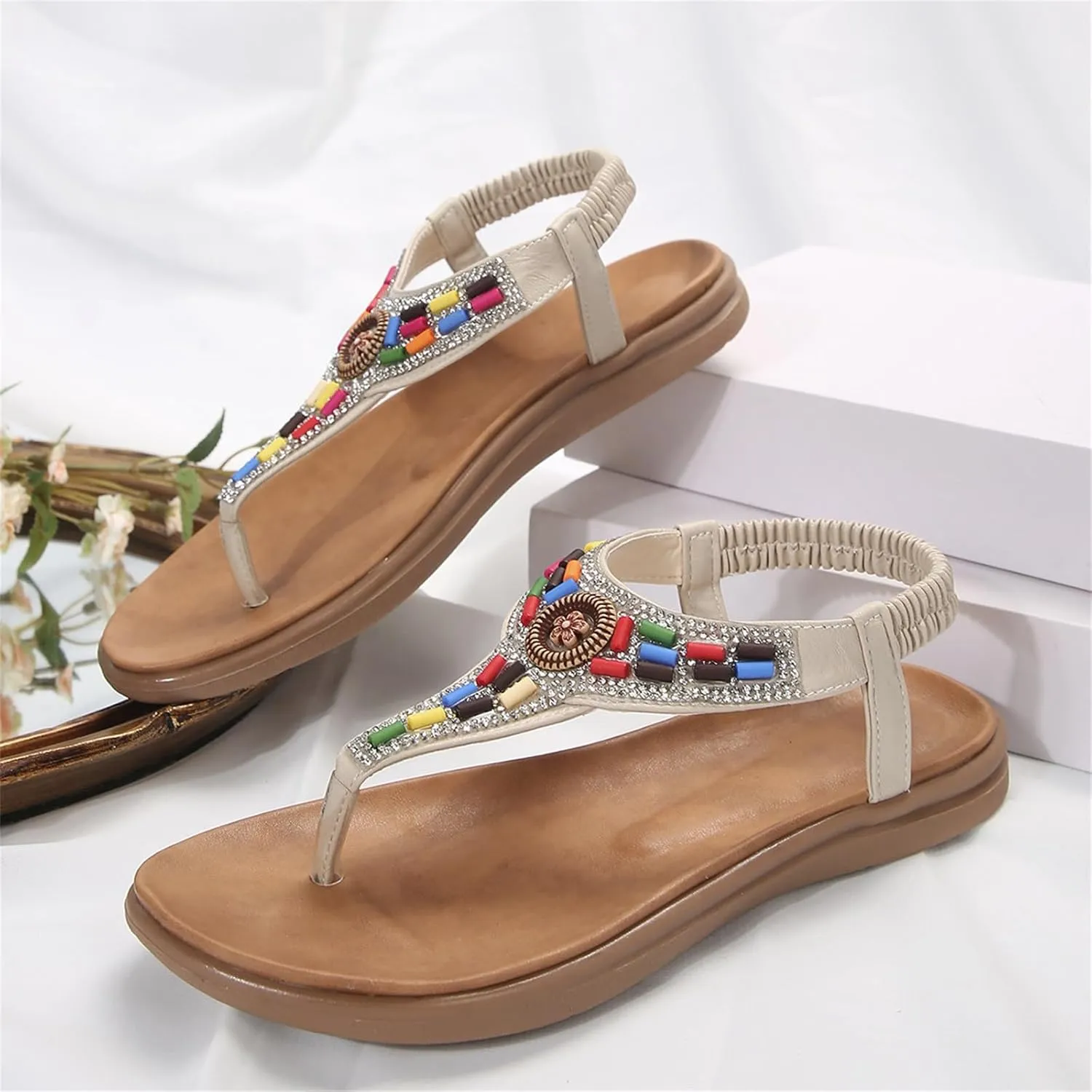 Sandal for Women Flat Sandals Casual Ankle Strap Sandals Open Toe Slide Sandals Orthopedic Sandals For Women