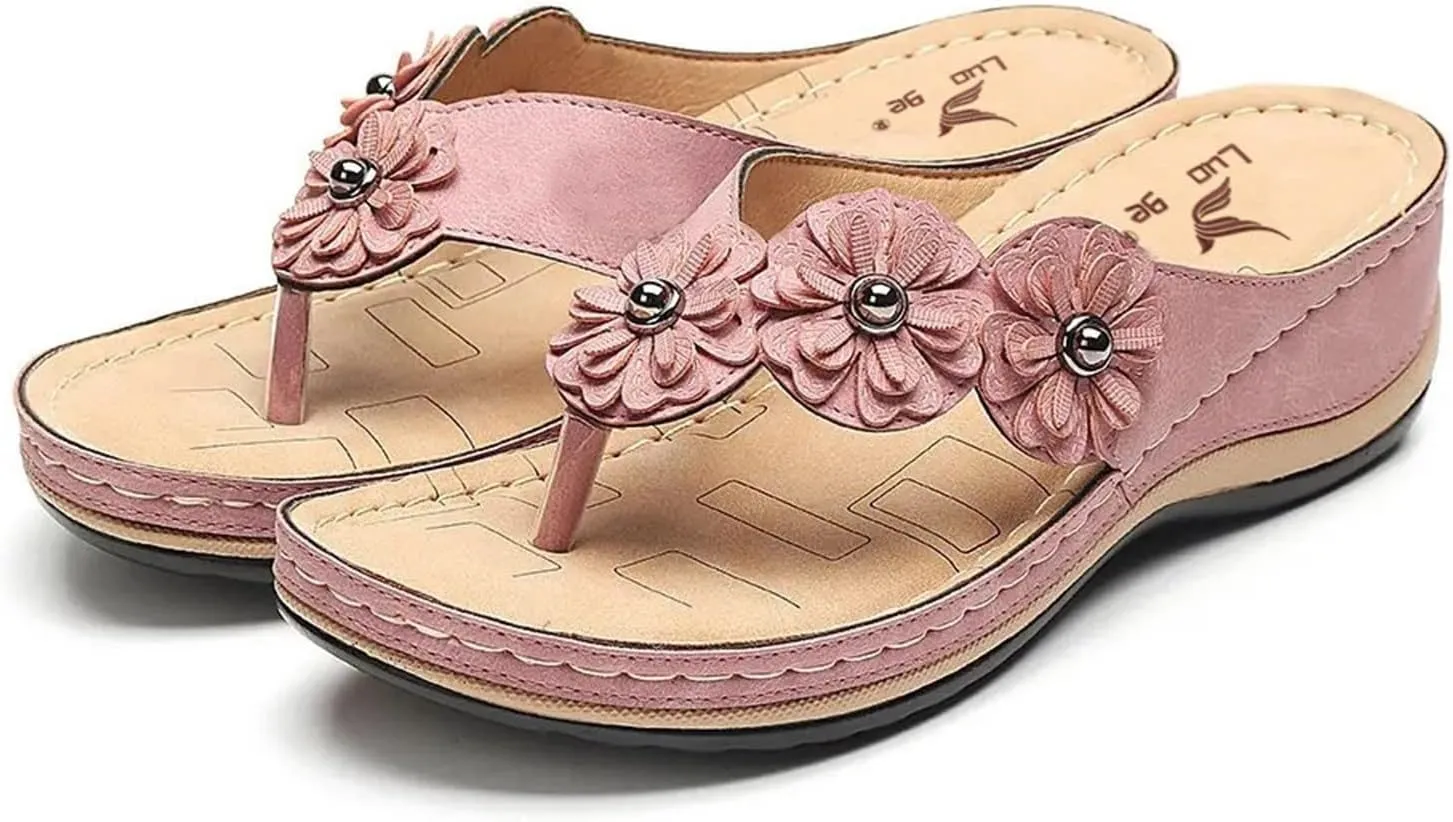Sandals For Women Wedge Shoes Orthopedic Sandals Womens Casual Walking Platform Wedge Sandals Arch Support Sandal