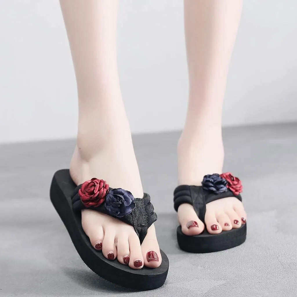 Sandals Slip On Indoor Outdoor Shoes Beach Sandals Summer Flip Flops Women Slippers Flat Women's slipper