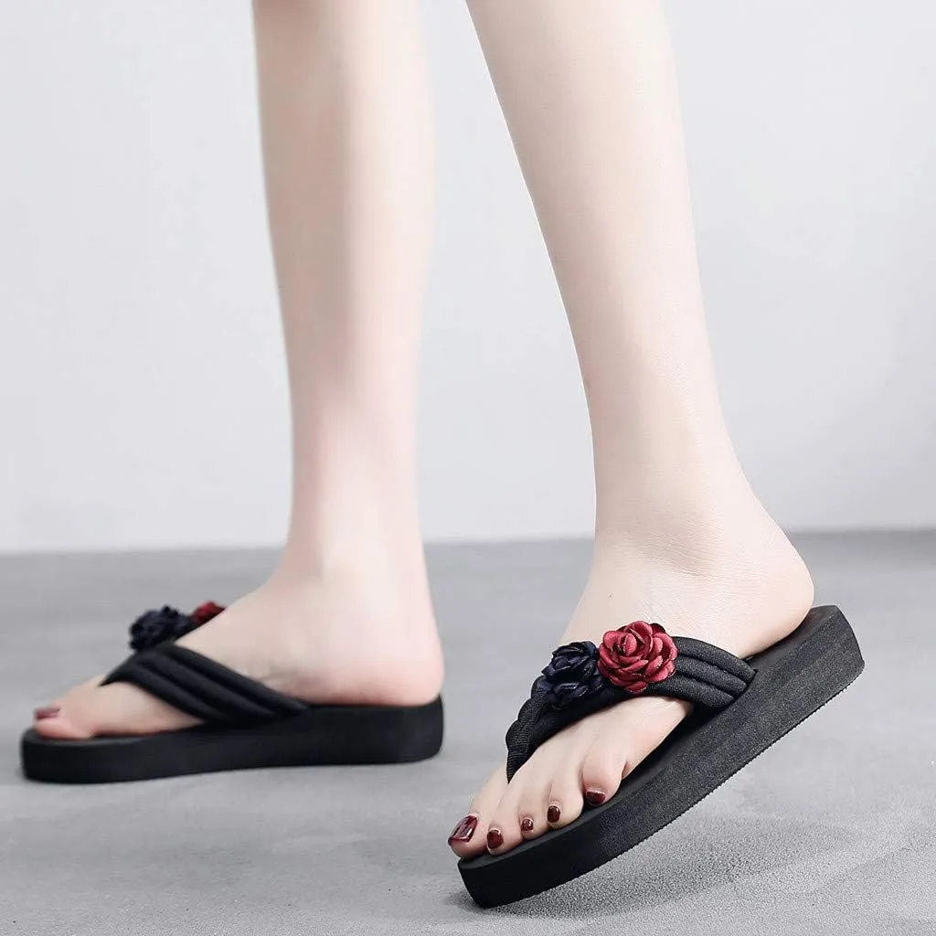 Sandals Slip On Indoor Outdoor Shoes Beach Sandals Summer Flip Flops Women Slippers Flat Women's slipper