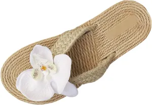 Sandals With Arch Support Slip On Flower Flip Flops Beach Vacation Fairy Slippers Open Toe Flip Flops Sandals