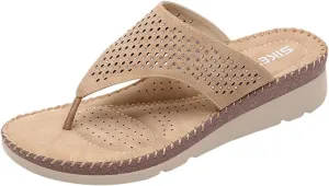 Sandals Womens Flip Flops for Womens Arch Support Thong Ladies Comfort Orthopedic Sandal Summer Flip-Flops