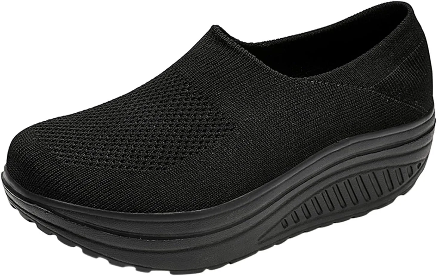 SBGMoSJ Womens Casual Sneakers Wide Slip On Shoes Women Dressy Platform High Top Canvas Shoes for Women Platform Sneakers for Women Wide Slip On Shoes for Women Wide Width