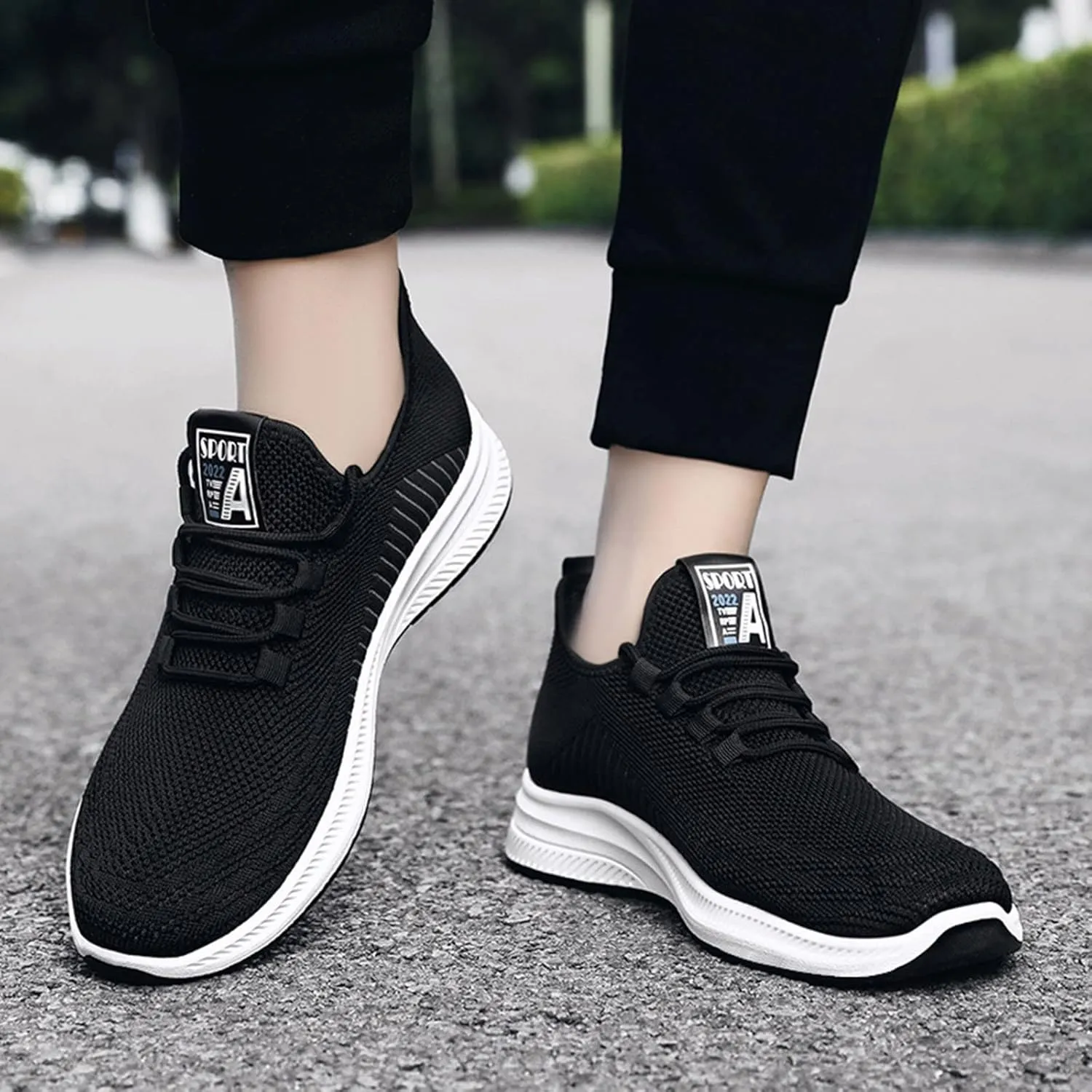 Shoe Made with Natural Materials Men and Winter Comfortable Fashion Lightweight Breathable Soft Solid Color Slip On