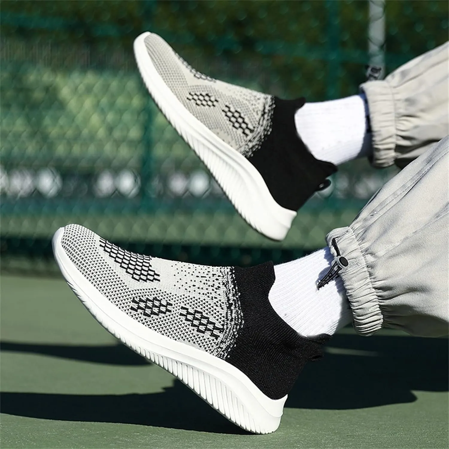 Shoe Made with Natural Materials Mens Couple Shoes Casual Shoes Slip On Breathable Fashion Flat Casual Walking