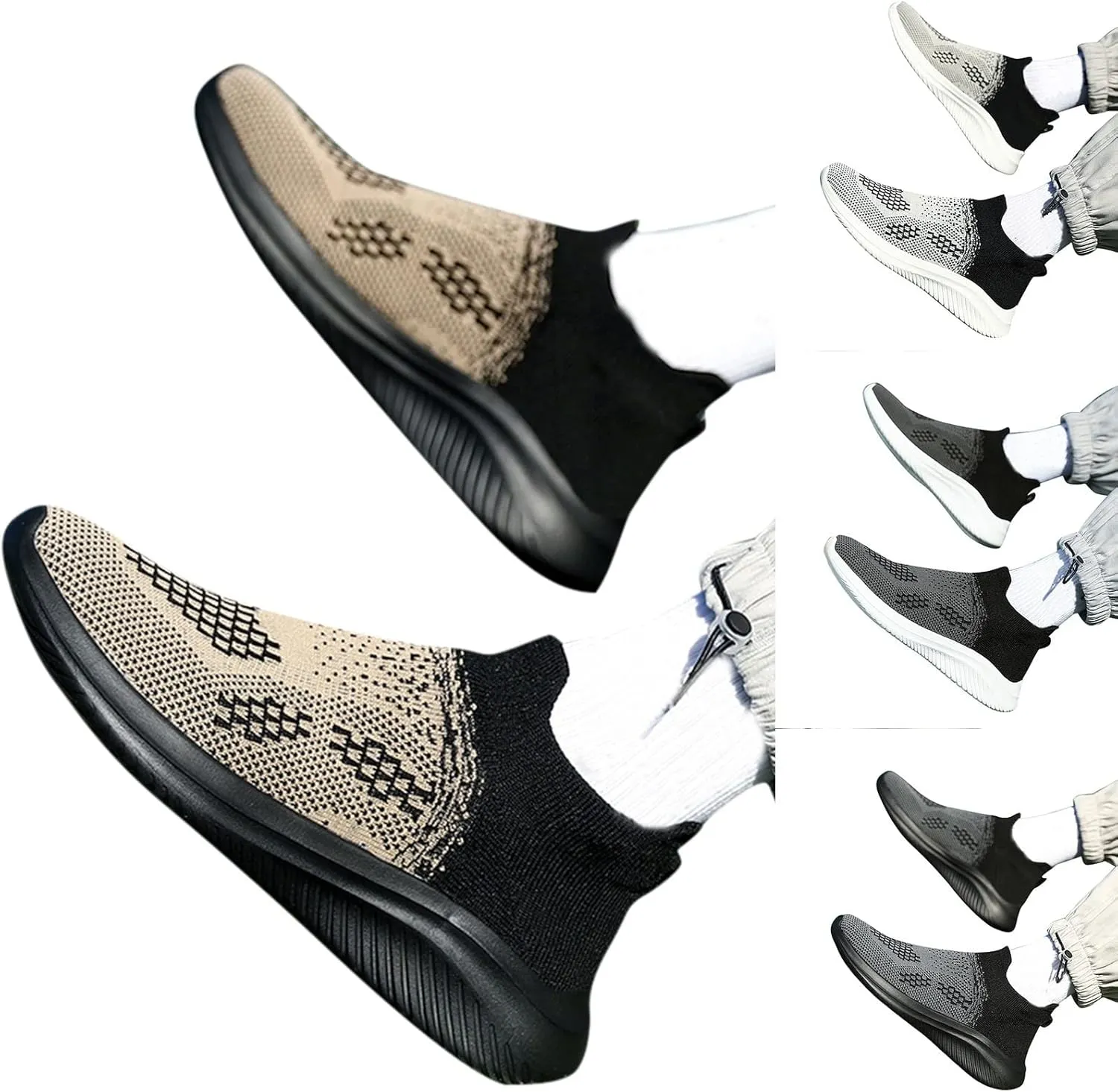 Shoe Made with Natural Materials Mens Couple Shoes Casual Shoes Slip On Breathable Fashion Flat Casual Walking