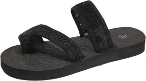 Slip On Recovery Footwear Plantar Fasciitis Flip Flops for Women Yoga Mat Outdoor Walking Beach Ladies