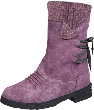 Slip on Winter Boots for Women Ankle Booties Warm Toes Winter Boots for Women Waterproof Wide Width Winter Boots Women Slip on Womens Slip on Boots Waterproof Botas De Invierno Para Mujer Contra Agua