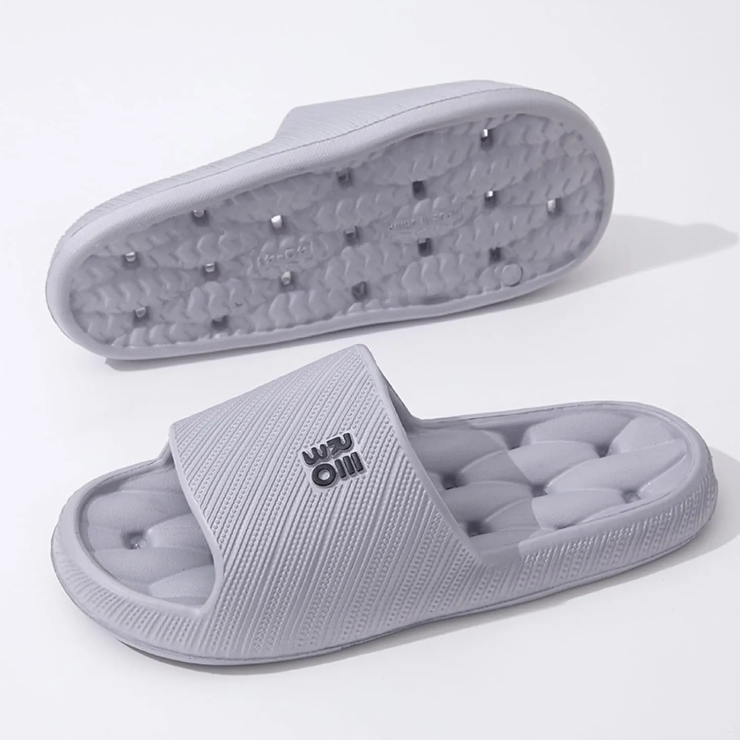 Slippers EVA Breathable Shoes Water Leaking and Quick Drying Women's Letter Home Sandals Slip and Smell Home Slippers
