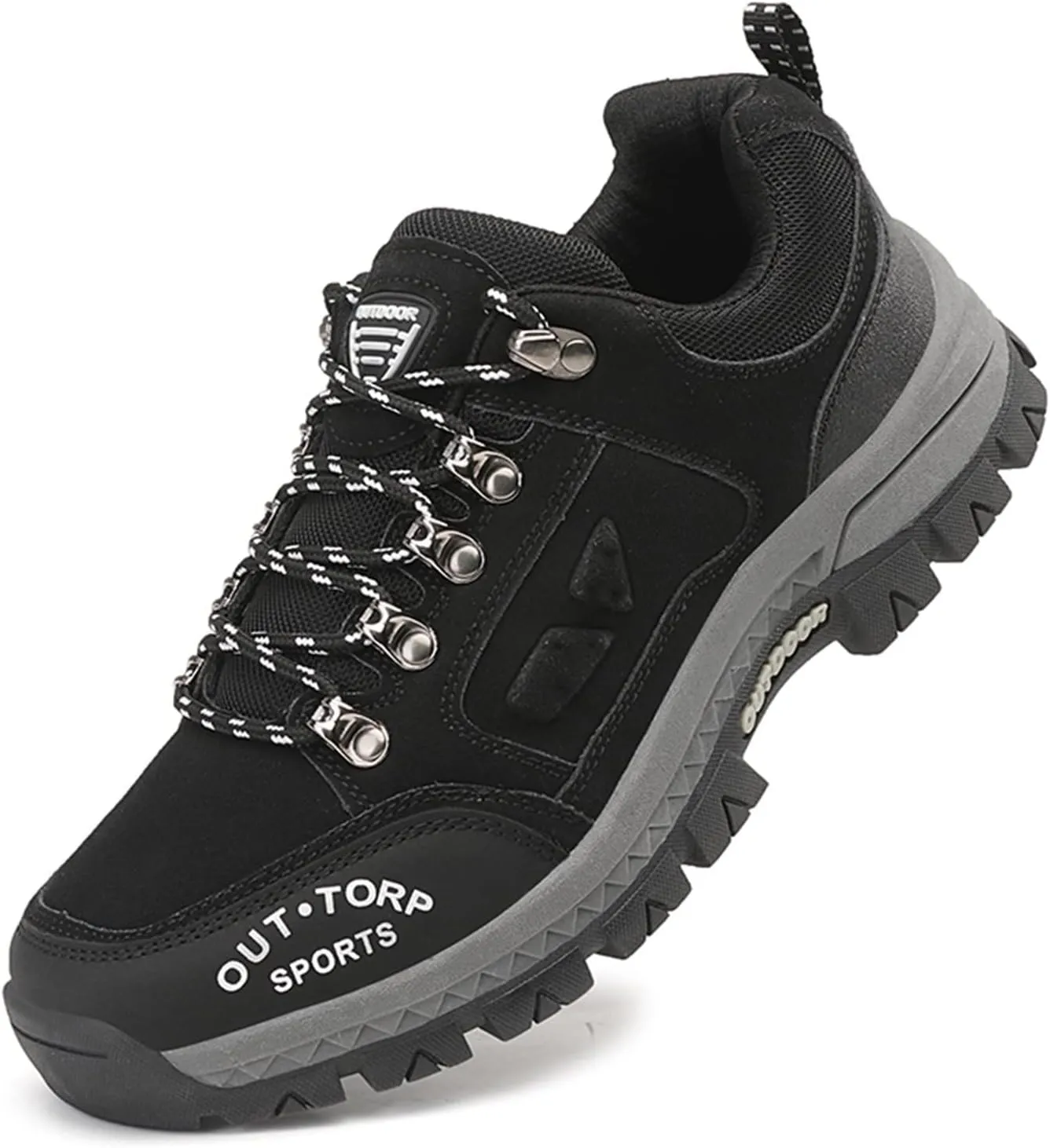 Sneakers Business Breathable Fashion Four Seasons Men Hiking Shoes Flat Bottom Non Slip Lace Up Comfortable