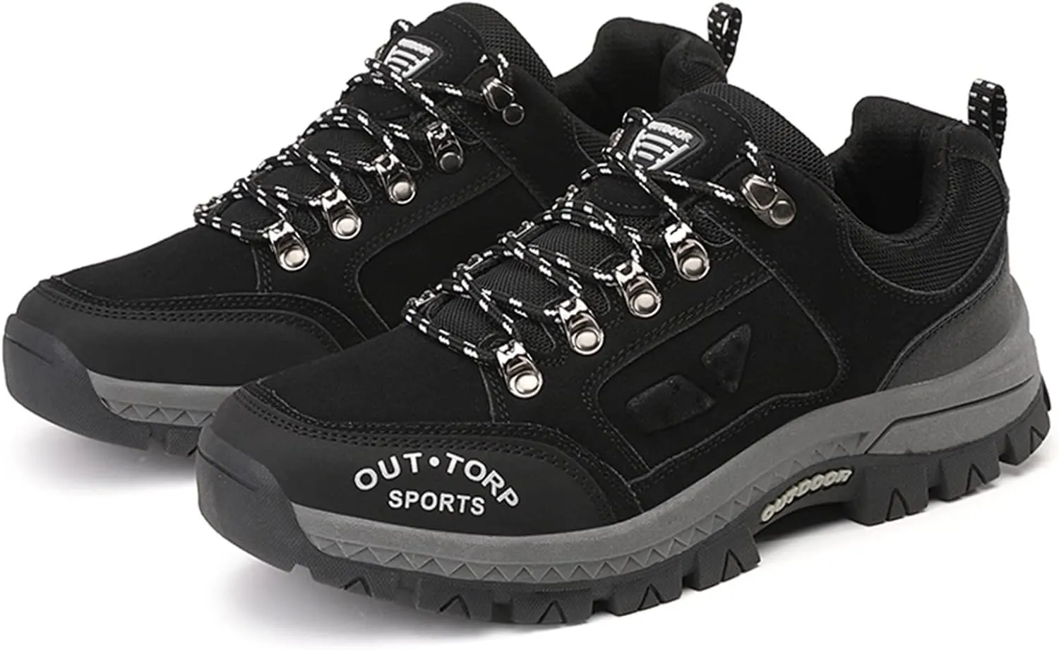Sneakers Business Breathable Fashion Four Seasons Men Hiking Shoes Flat Bottom Non Slip Lace Up Comfortable