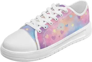 Sneakers for Women Shoes Footwear Memory Foam Insole Lightweight and Non-Slip Sole Lace Up Fashion Sneaker