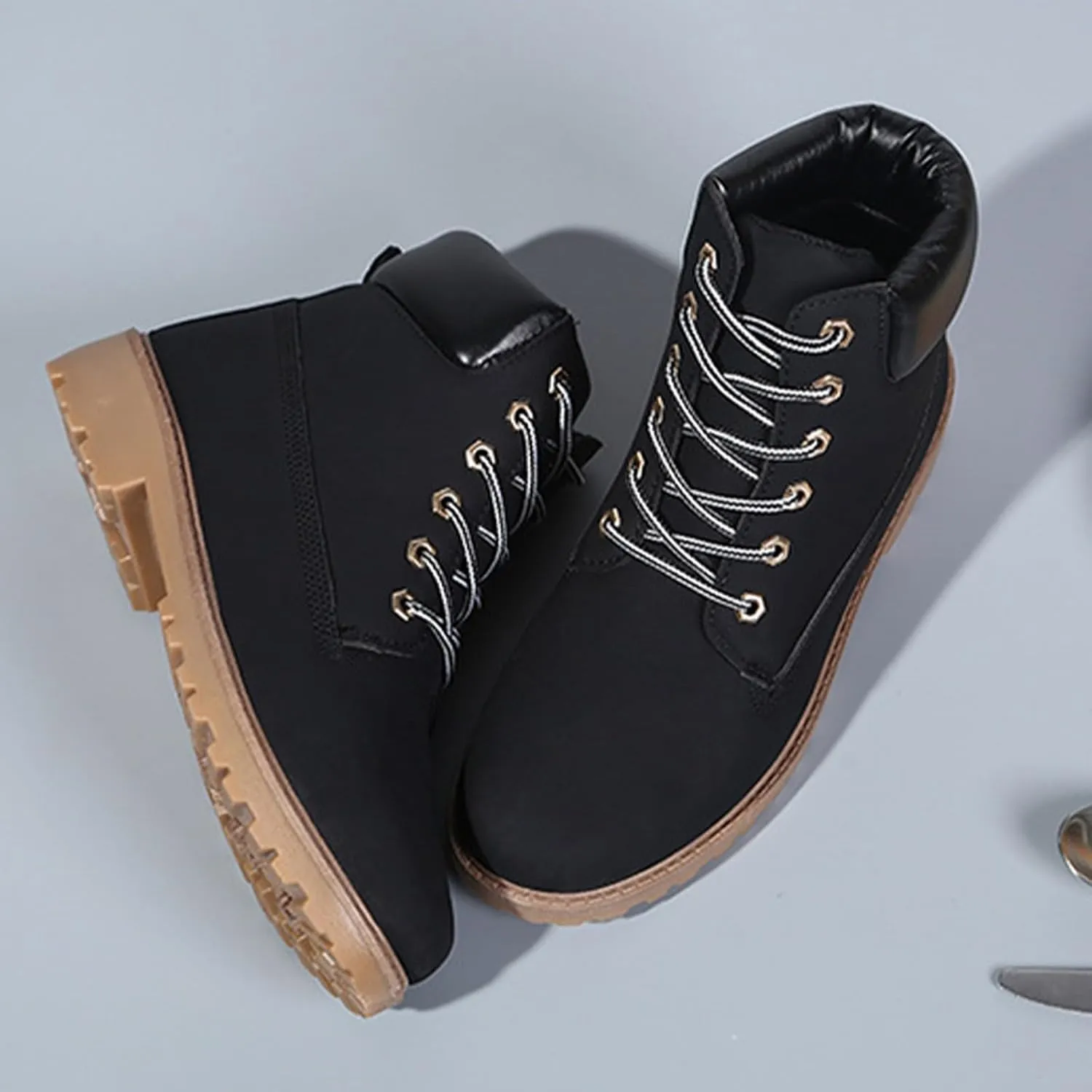 Snow Shoes For Women Cute Winter Boots Women Outdoor Ski Boots Thickening Extra Wide with Boots Women