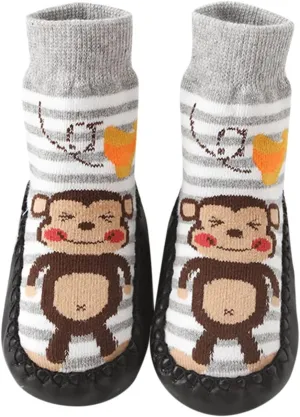 Squeaky Shoes Children Toddler Autumn And Winter Boys And Girls Floor Sports Shoes And Soft Rubber Sole Toddle