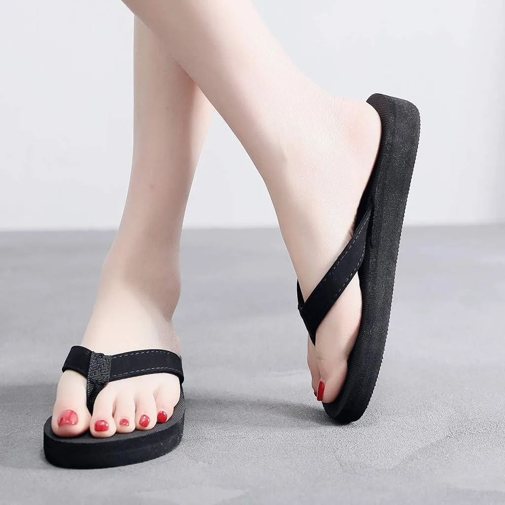 Thong Sandals for Walking Slipper Shoes Beach Sandals Ethnic Female Flat Bohemian Women's