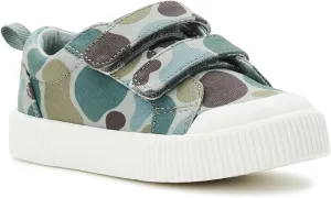 Toddler Boys Camo Print Canvas Sneakers