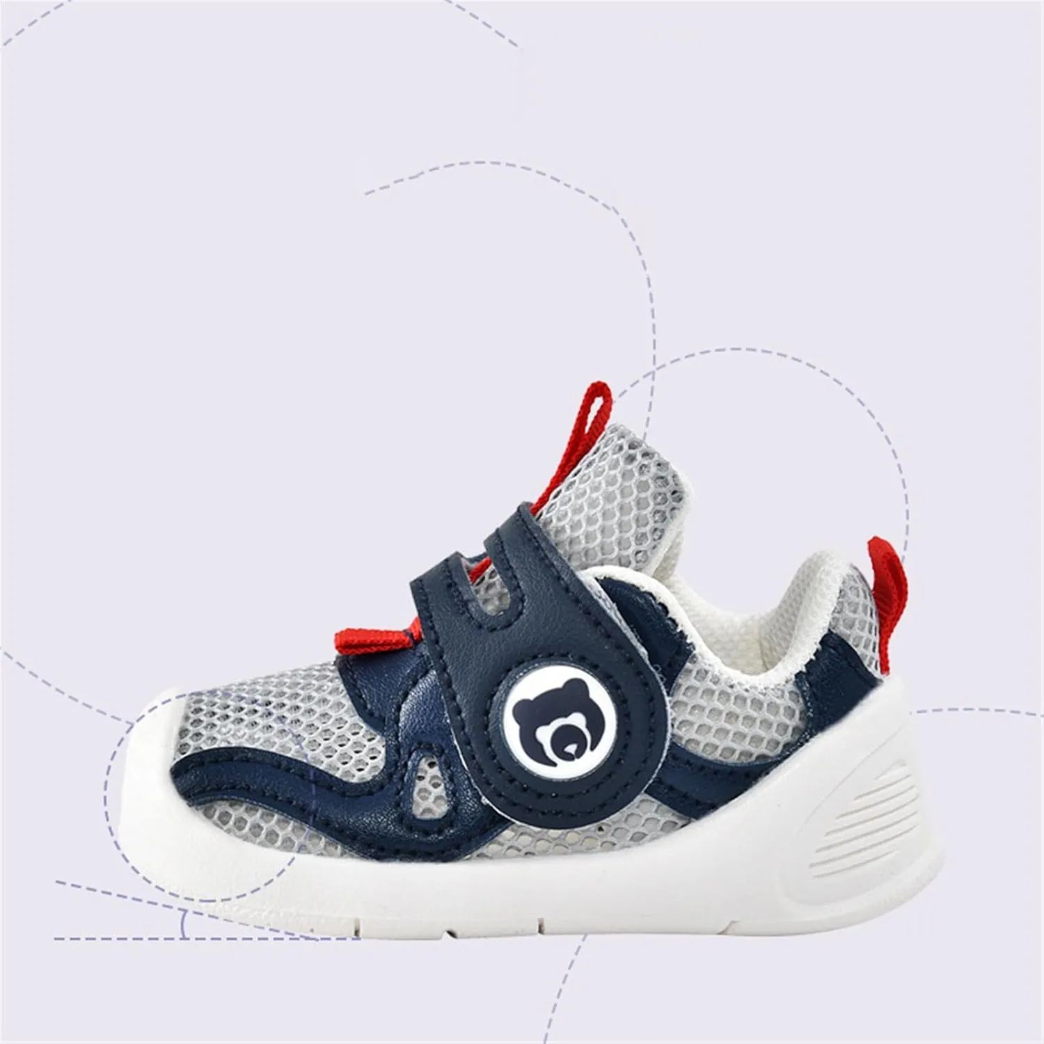 Toddler Walking Shoes Boys Girls Lightweight Breathable Mesh Non-Slip Running Sneakers Kids Summer Hook Loop Sandals