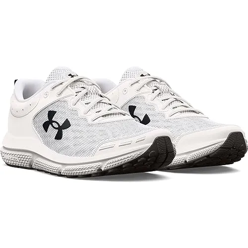 Under Armour Men's Charged Assert 10, (102) White/Black/Black, 9 X-Wide