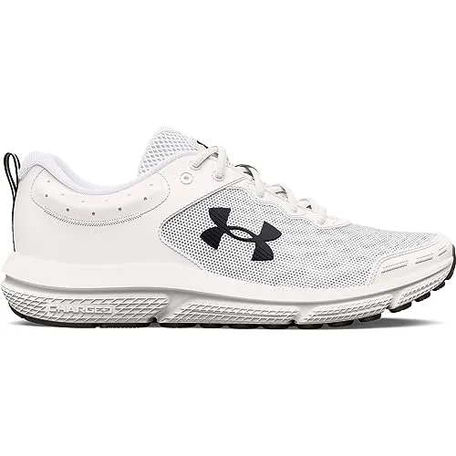 Under Armour Men's Charged Assert 10, (102) White/Black/Black, 9 X-Wide