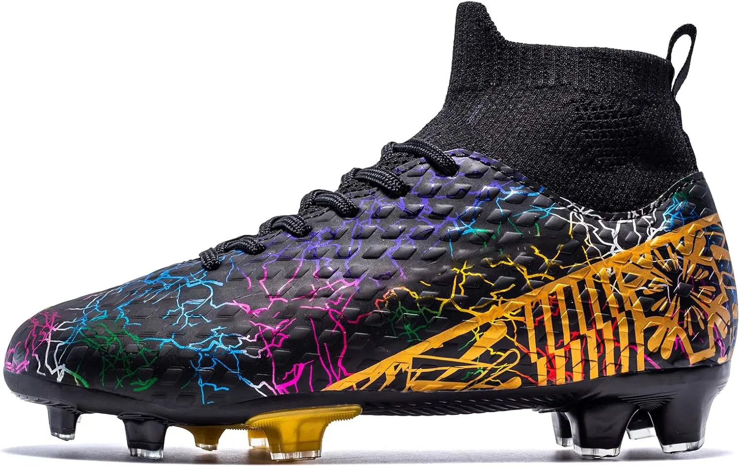Unisex Adult Soccer Cleats Youth Training Football Cleats Lightweight Soccer Shoes