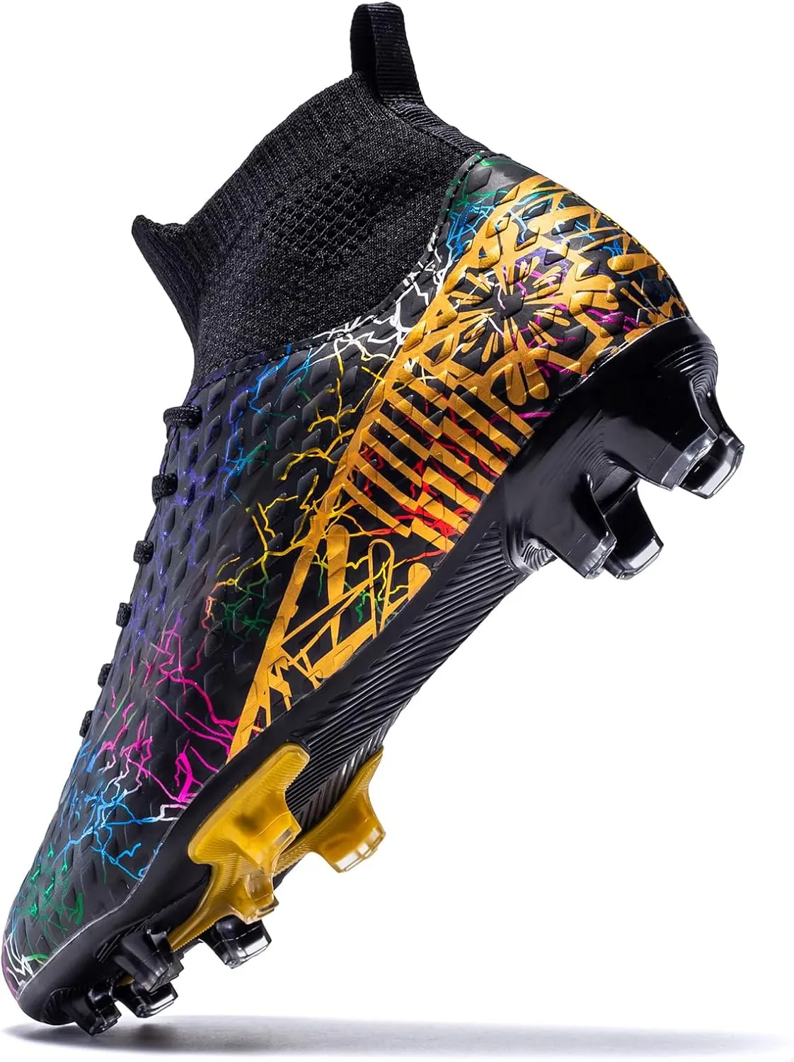 Unisex Adult Soccer Cleats Youth Training Football Cleats Lightweight Soccer Shoes