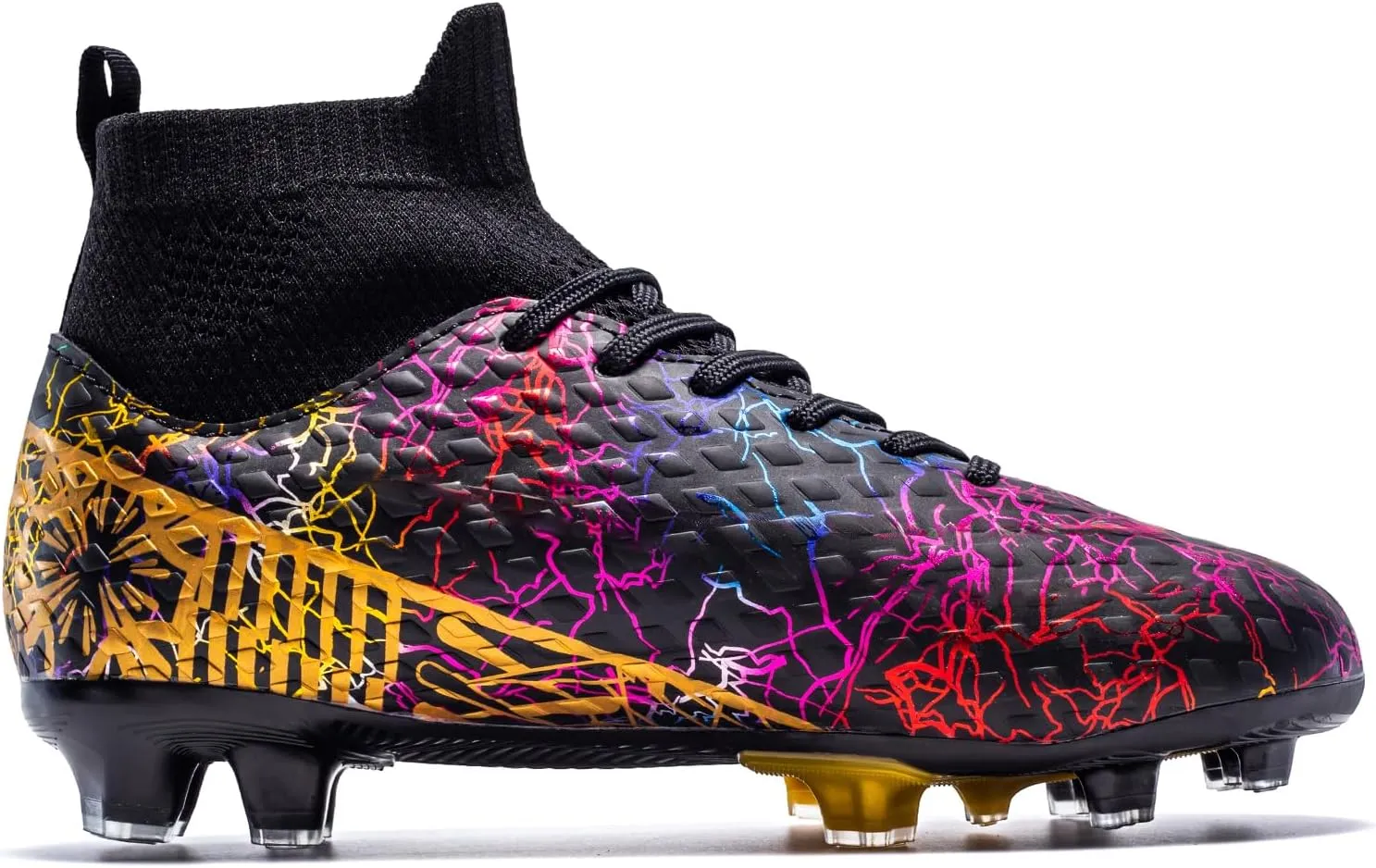 Unisex Adult Soccer Cleats Youth Training Football Cleats Lightweight Soccer Shoes