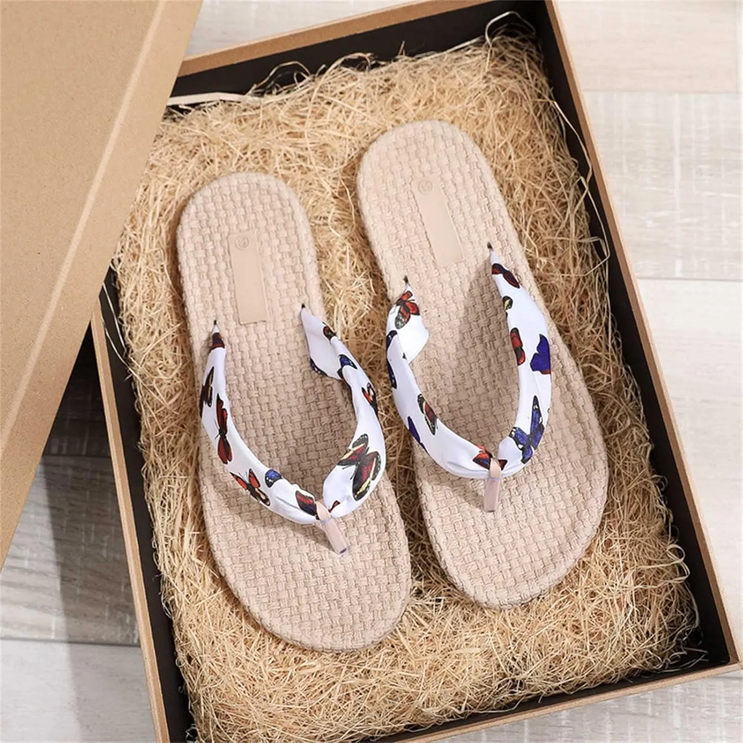 Walking Flip Flops Fashion Spring And Summer Wome Slippers Indoor And Outdoor Pattern Beach Flip Flops