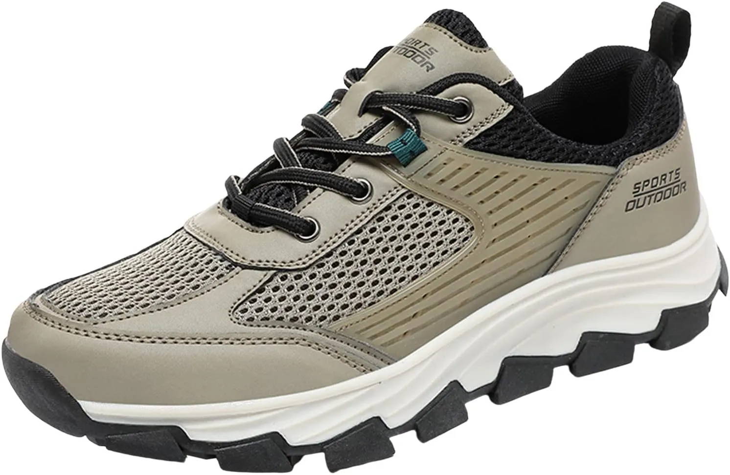 Walking Shoes Tennis Comfortable Men Sports Shoes Simple Solid Color Fashion Summer New Pattern Mesh Breathable