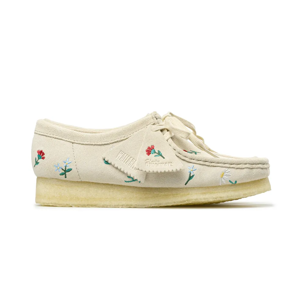 Wallabee Taupe Embroidery Women | Beige
