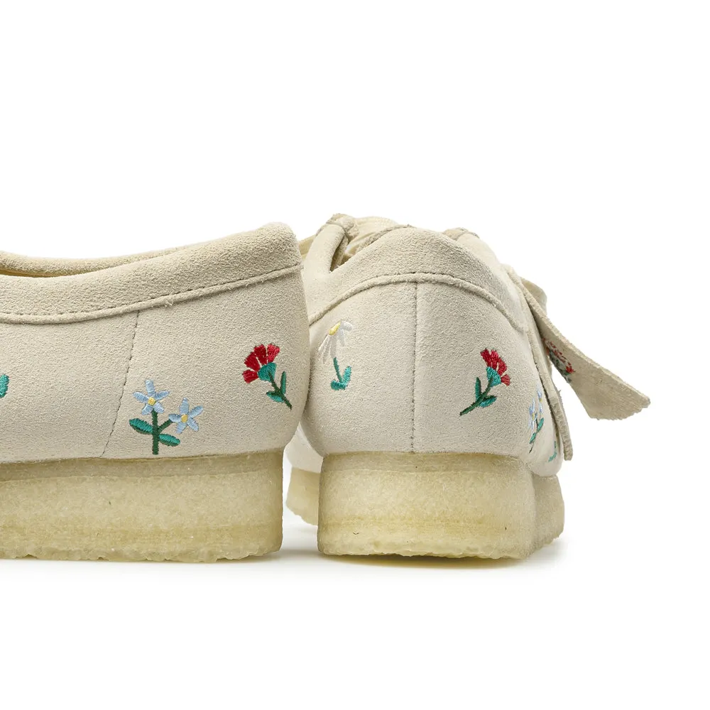 Wallabee Taupe Embroidery Women | Beige