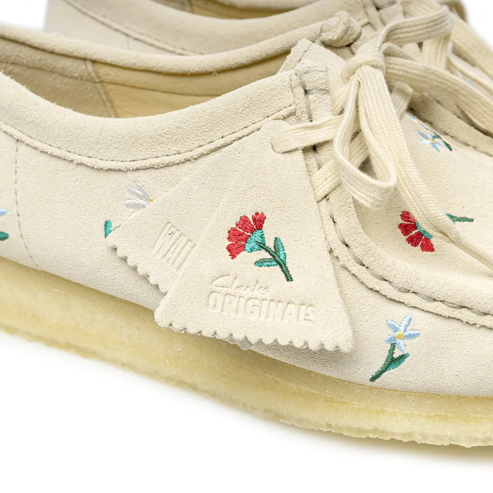 Wallabee Taupe Embroidery Women | Beige