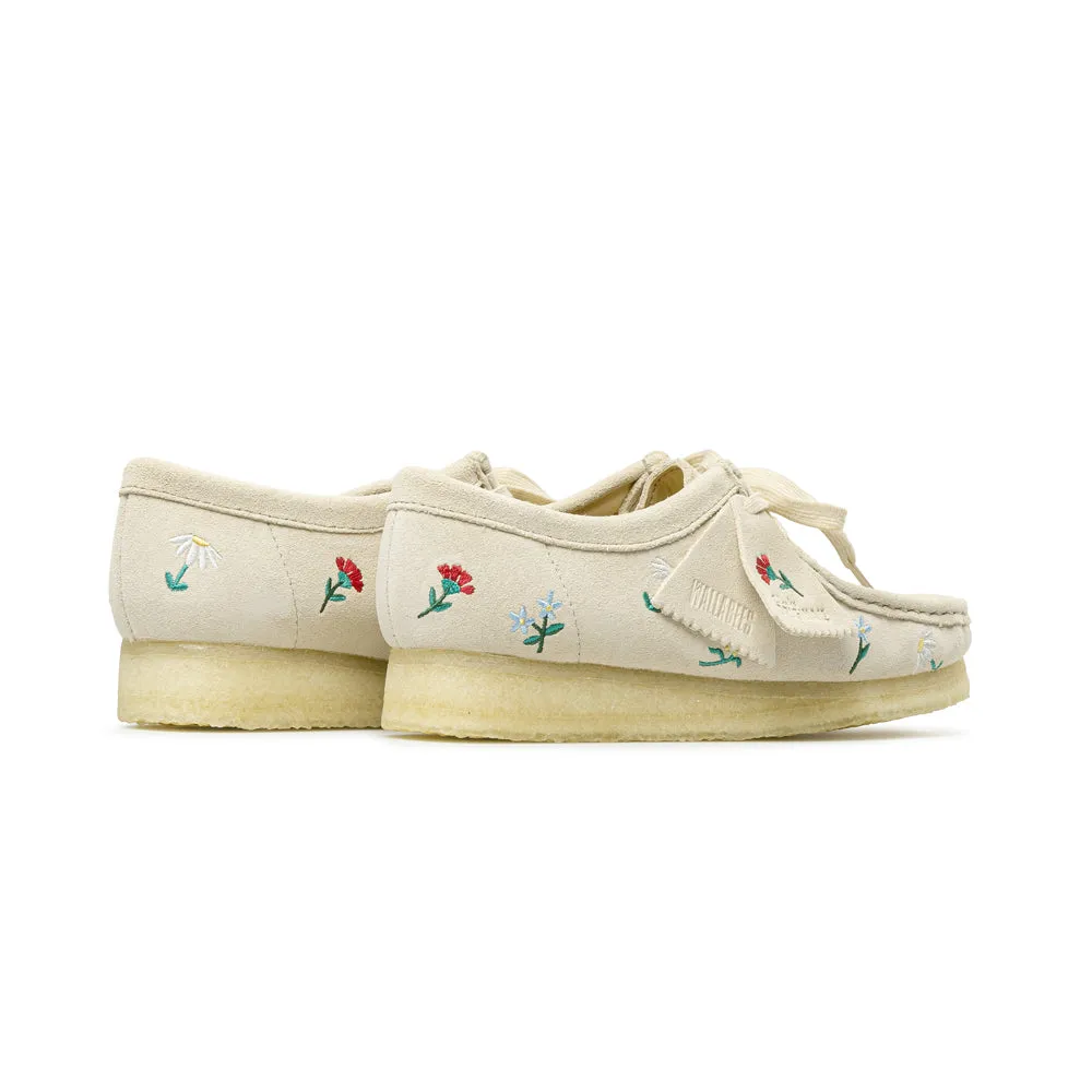 Wallabee Taupe Embroidery Women | Beige