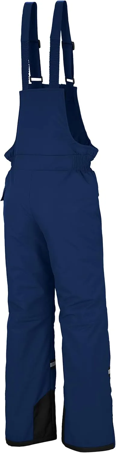 Wantdo Men's Winter Insulated Ski Pants Waterproof Snow Bibs Cargo Overalls