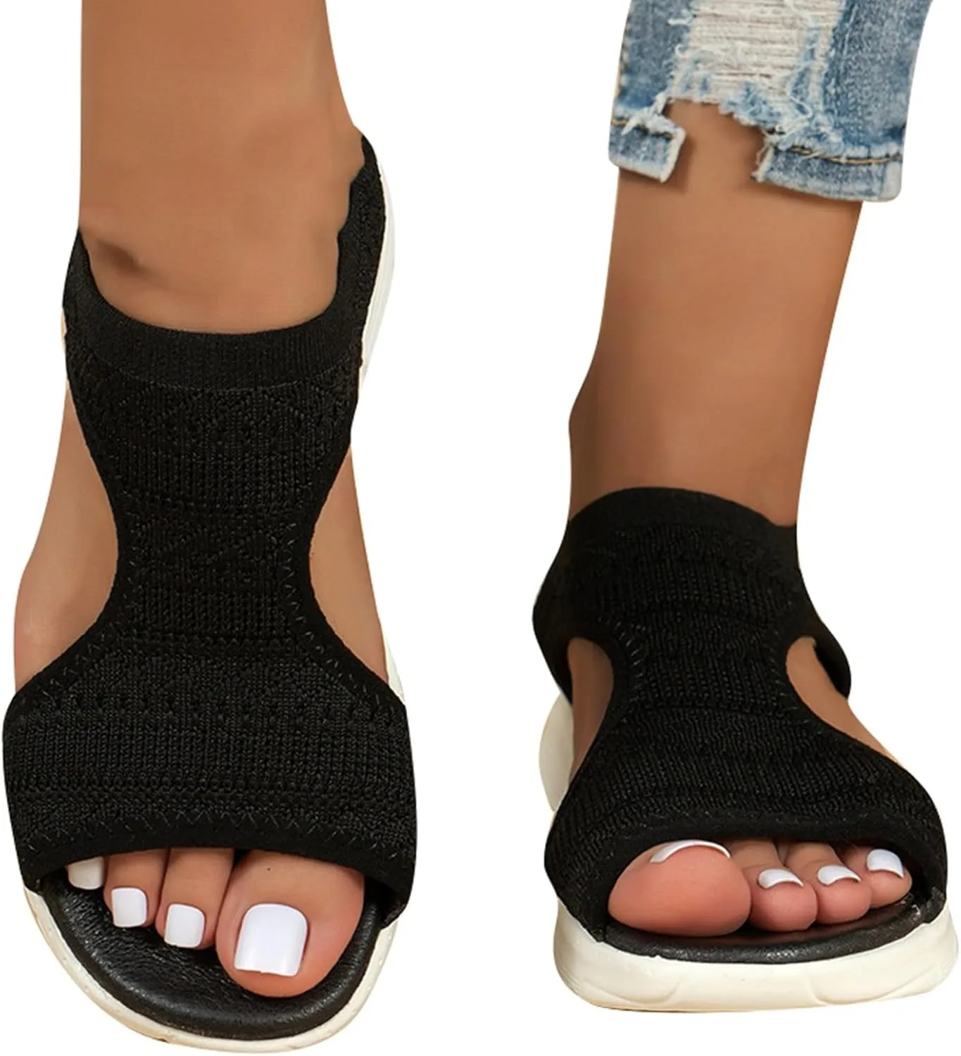 Wedge Sandals for Women Dressy 2025 Summer Casual Comfortable Walking Sandals Vacation Travel Beach Shoes