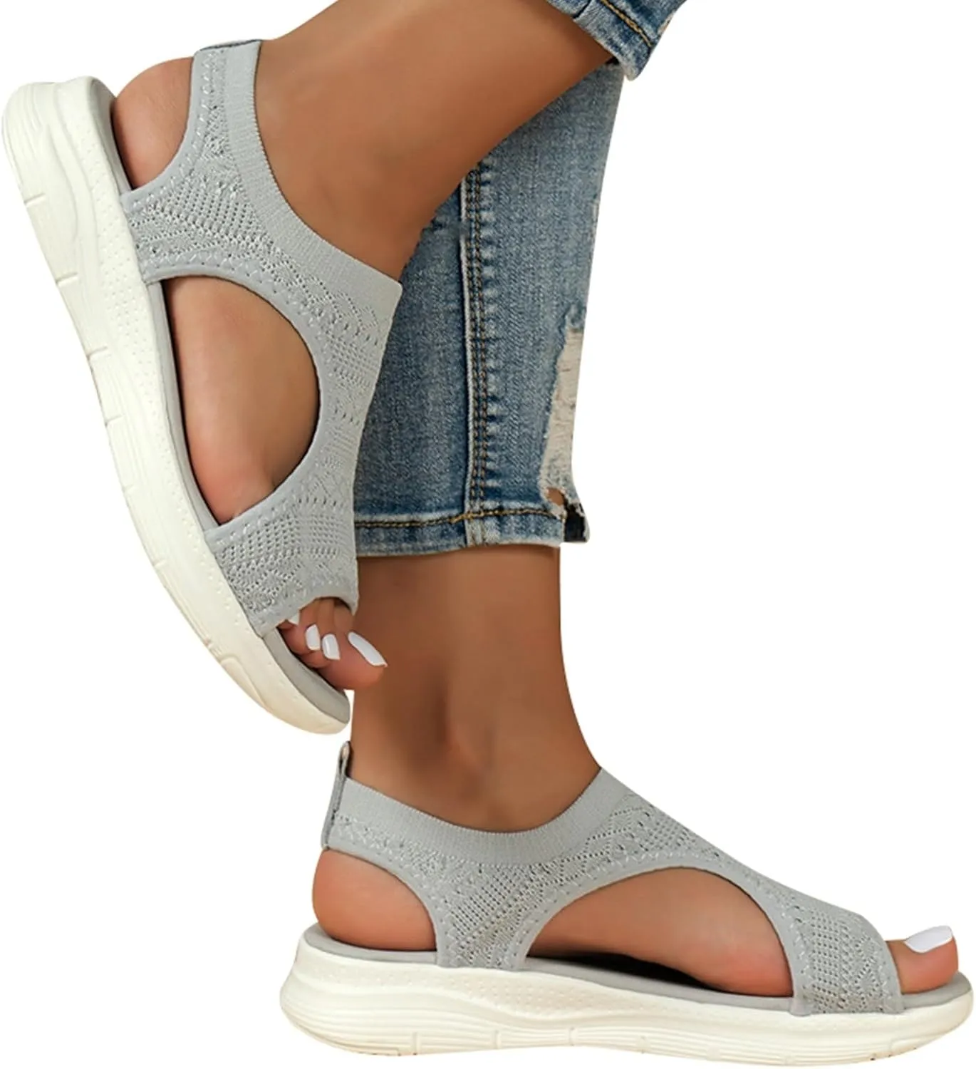 Wedge Sandals for Women Dressy Summer Comfortable Walking Casual Platform Beach Shoes 2025 Vacation Travel