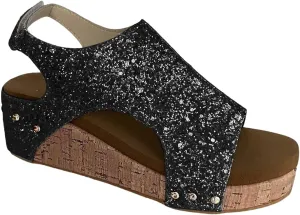 Wedge Sandals for Women Orthopedic Open Toe Wedge Platform Sandal Dressy Strap Ankle Strap Buckle Sandals