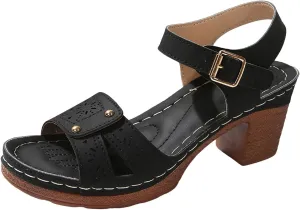 Wedge Sandals for Women Summer Comfortable Open Toe Dressy Platform Sandal Shoes Open Toe Ankle Strap Walking Shoes Summer 2025