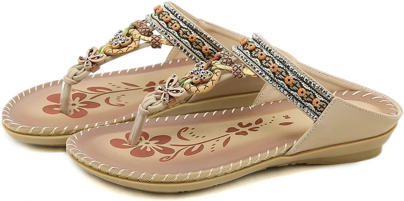 Wedges Sandals For Women Ladies Sandals Toe T Strap Bohemia Sandals Beach Shoes Womens Sandals Orthopedic Sandals