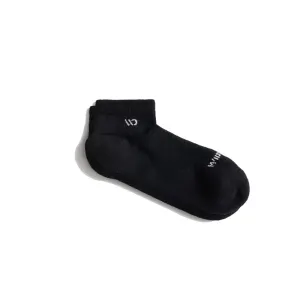 WIDE OPEN NO SHOW SOCKS CUSHION BLACK - MENS
