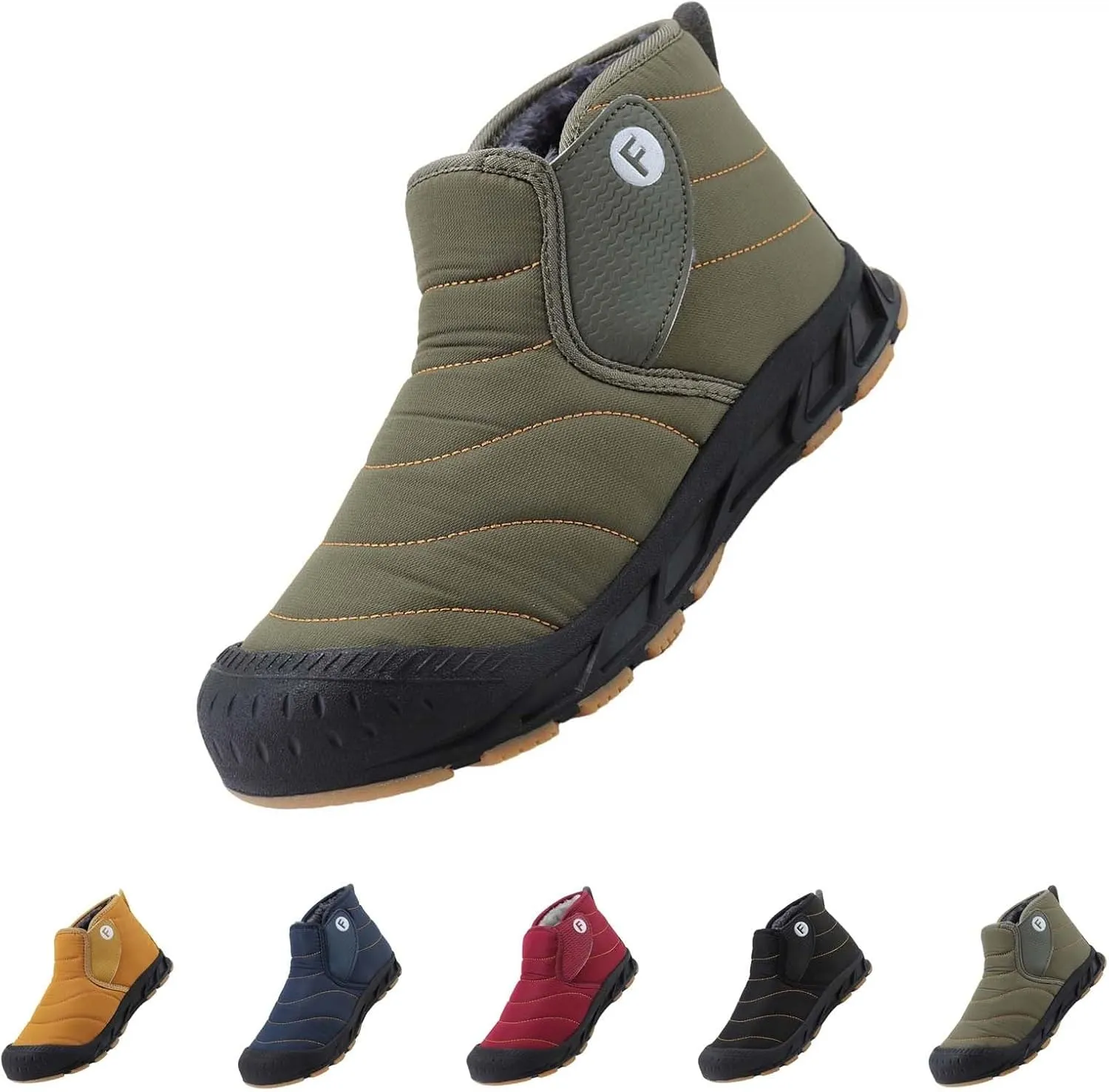 Winter Boots for Women Non Slip Black Snow Boots Women Platform Winter Booties Womens Winter Boots Winter Knee High Boots for Women Waterproof Snow Non Slip