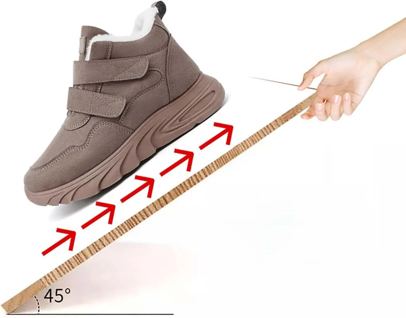 Winter Boots for Women Snow Shoes for Women Plush Ankle Boots Waterproof Plush Lined Boots Lightweight Ladies Shoes