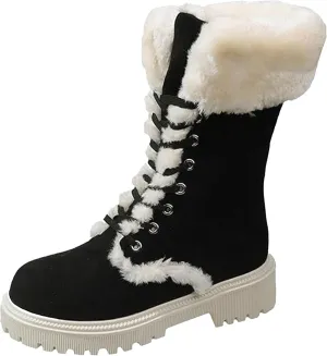 Winter Boots Women Outdoor Ski Boots Thickening Woman Snow Boots