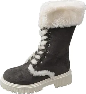 Winter Boots Women Outdoor Ski Boots Thickening Woman Snow Boots