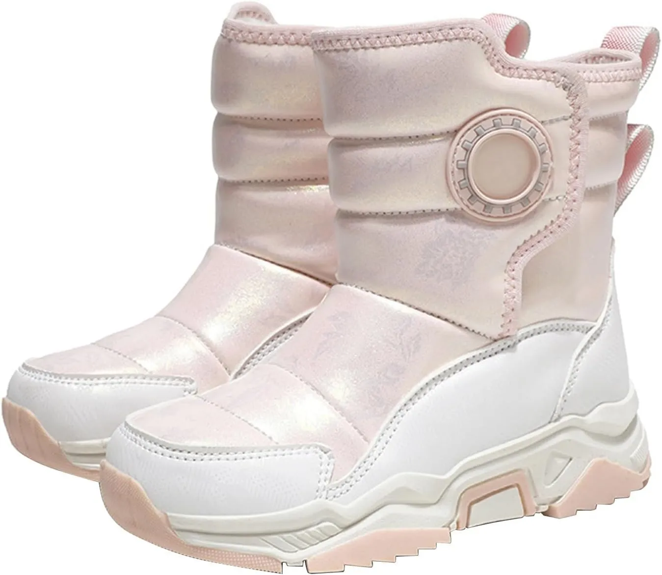 Winter Snow Boots For Kids Boys Girls Childrens aterproof Shoes Thick Warm Ski Booties Fashion Comfy Non Slip