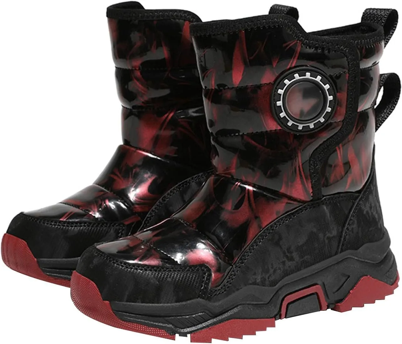 Winter Snow Boots For Kids Boys Girls Childrens aterproof Shoes Thick Warm Ski Booties Fashion Comfy Non Slip
