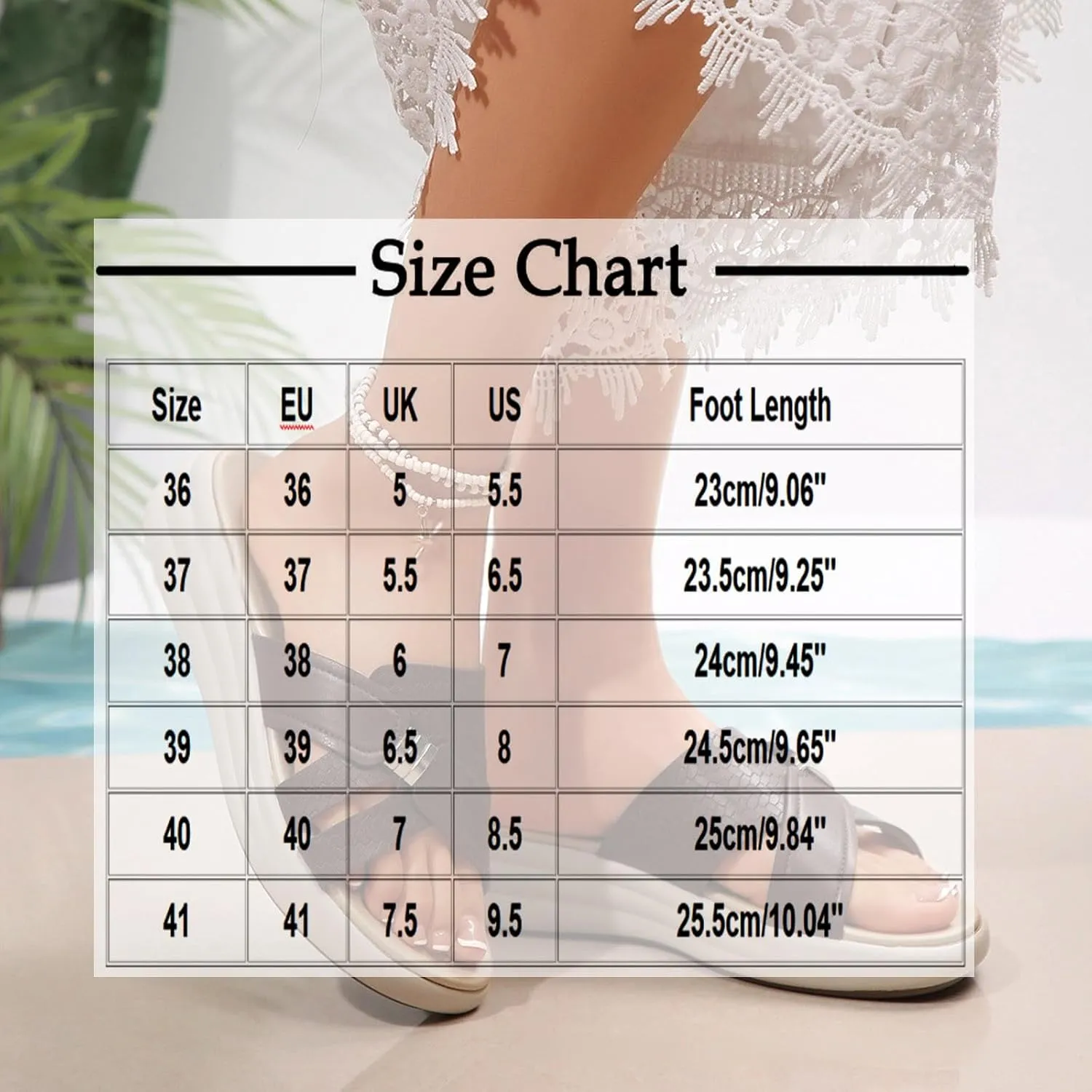 Women's Arch Support Slide Sandals Dressy Summer Wedge Shoes Comfortable Slip On Lightweight Platform Slipper Sandal